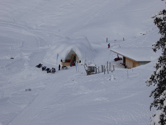 Winterwanderung mit Fondue